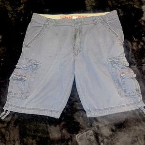 Faded Navy Cargo Short